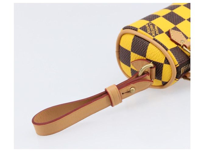 LOUIS VUITTON Damier Pop Mini Speedy Pouch M01694 LV Auth 202599SAM Damier ebene - Ansicht 18
