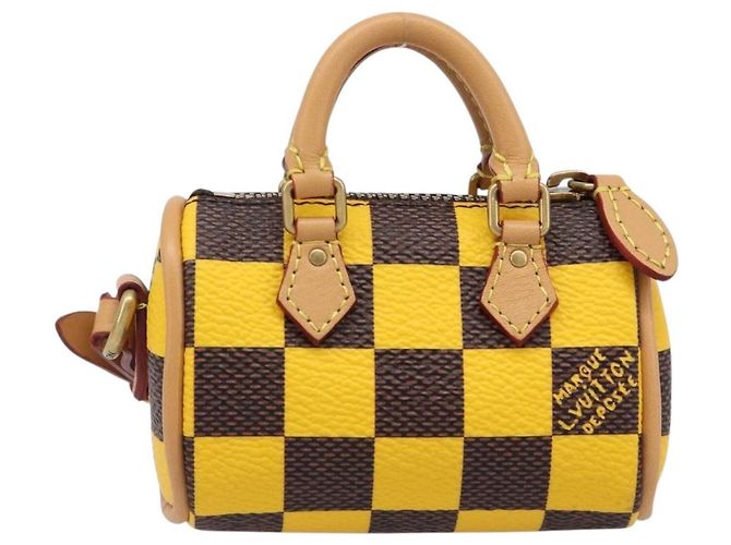 LOUIS VUITTON Damier Pop Mini Speedy Pouch M01694 LV Auth 202599SAM Damier ebene - Ansicht 2