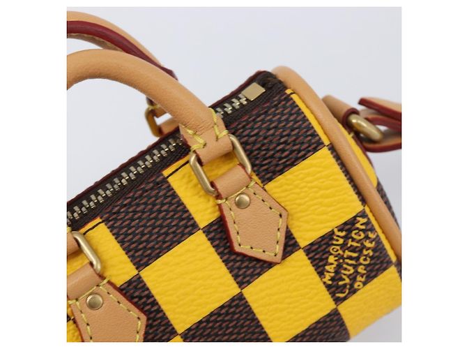 LOUIS VUITTON Damier Pop Mini Speedy Pouch M01694 LV Auth 202599SAM Damier ebene - Ansicht 22