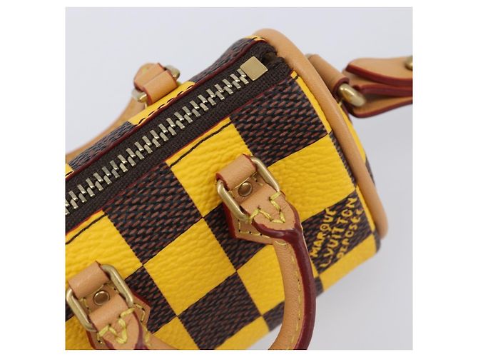 LOUIS VUITTON Damier Pop Mini Speedy Pouch M01694 LV Auth 202599SAM Damier ebene - Ansicht 23