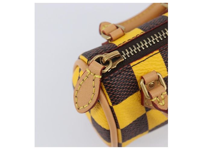 LOUIS VUITTON Damier Pop Mini Speedy Pouch M01694 LV Auth 202599SAM Damier ebene - Ansicht 24