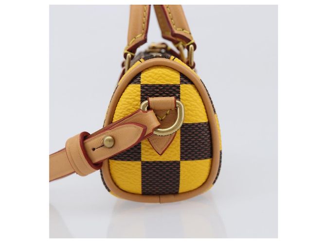 LOUIS VUITTON Damier Pop Mini Speedy Pouch M01694 LV Auth 202599SAM Damier ebene - Ansicht 3