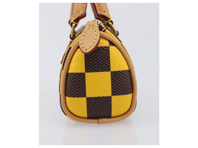 LOUIS VUITTON Damier Pop Mini Speedy Pouch M01694 LV Auth 202599SAM Damier ebene - Ansicht 4