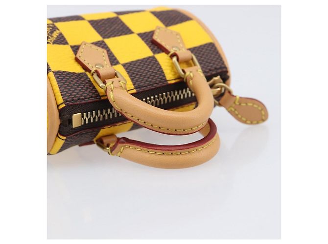 LOUIS VUITTON Damier Pop Mini Speedy Pouch M01694 LV Auth 202599SAM Damier ebene - Ansicht 7