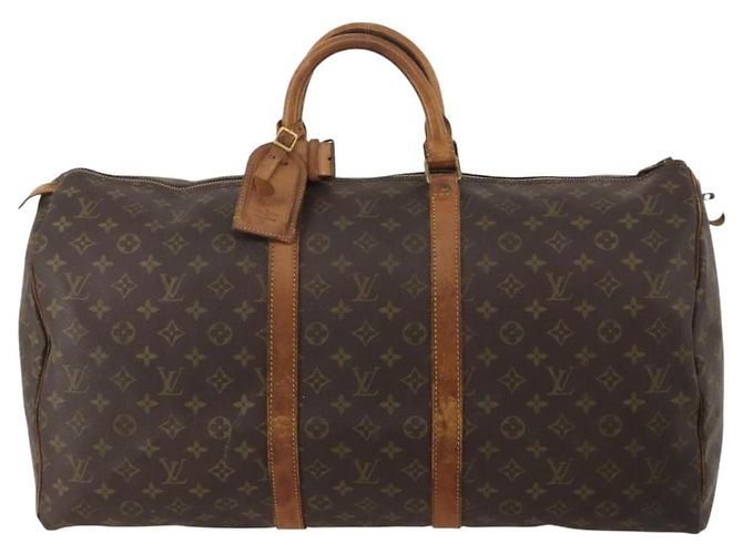 LOUIS VUITTON Monogram Keepall 55 Boston Bag Vintage M41424 LV Auth 200994 Monogramma - vista 13