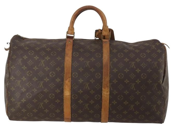 LOUIS VUITTON Monogram Keepall 55 Boston Bag Vintage M41424 LV Auth 200994 Monogramma - vista 2