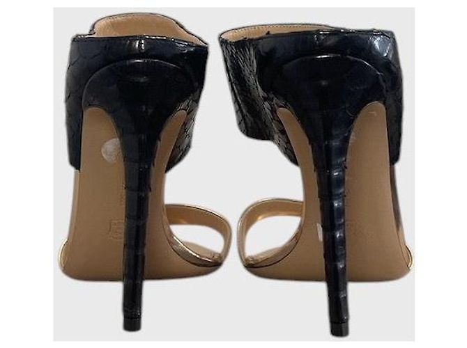 Sandali Gianvito Rossi python T.37,5 Nero - vista 3