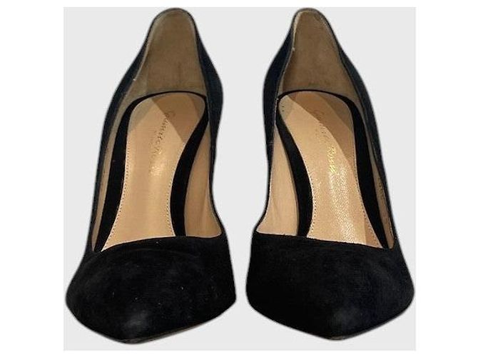Gianvito Rossi décolleté nere T.38 Nero - vista 2