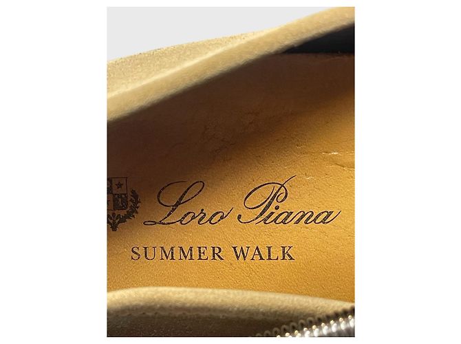 Mocassini Loro Piana beige T.46 - vista 7