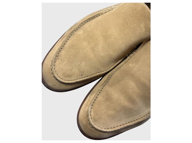 Mocassini Loro Piana beige T.46 - vista 8