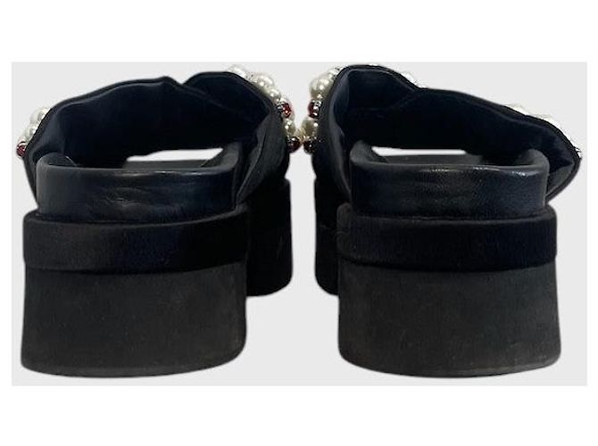 Sandalias Simone Rocha negras T.37 Negro - vista 4