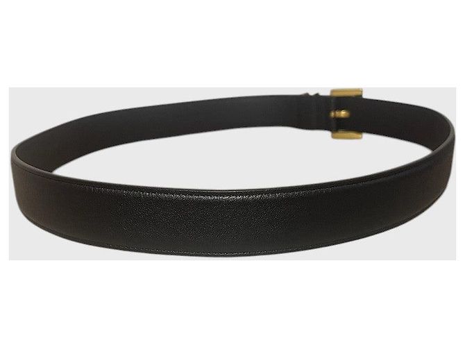 Autre Marque Cintura Saint Laurent Cassandre nera T.90 Nero - vista 4