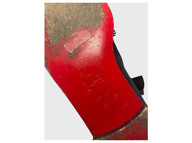Mocassini Christian Louboutin neri T.38 Nero - vista 6