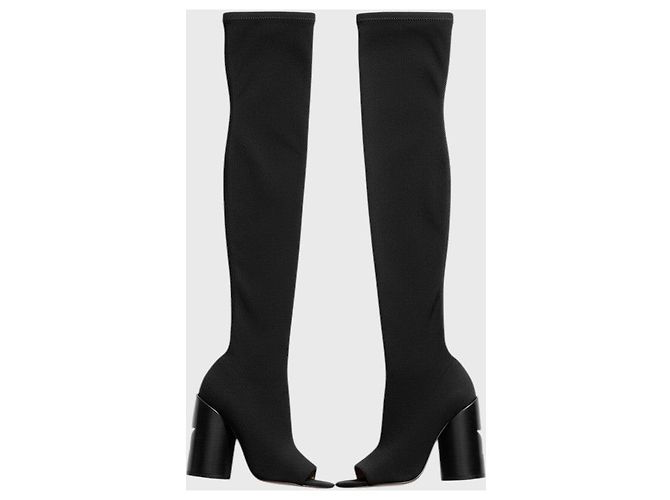 Givenchy Overknee-Stiefel schwarz T.37 - Ansicht 2