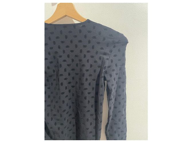 Top Balenciaga negro T.M - vista 5