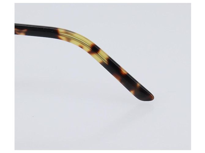 PRADA Sunglasses Metal Brown Silver Auth BA15585 Silvery - view 10