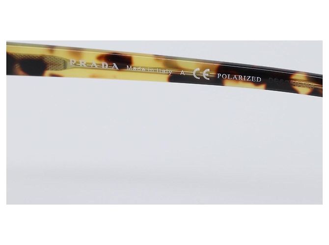 PRADA Sunglasses Metal Brown Silver Auth BA15585 Silvery - view 9