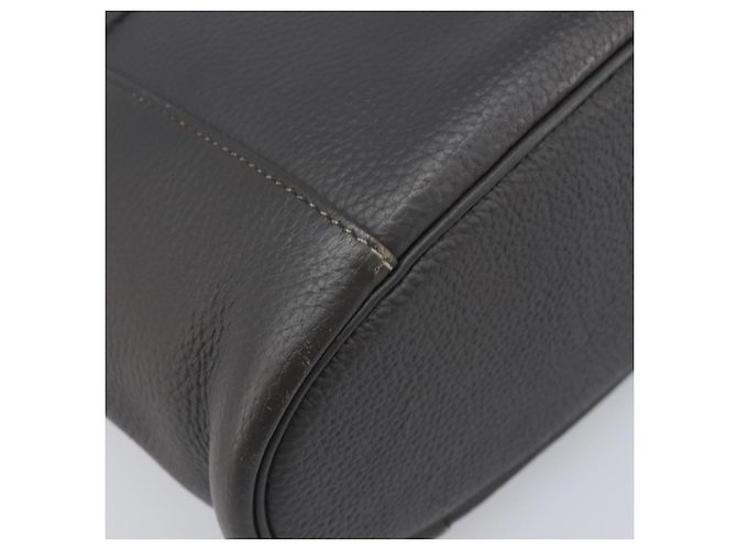 Hermès Borsa a tracolla HERMES Good News Taurillon Clemence Gray Silver Auth BA15507V Marrone Argento - vista 18