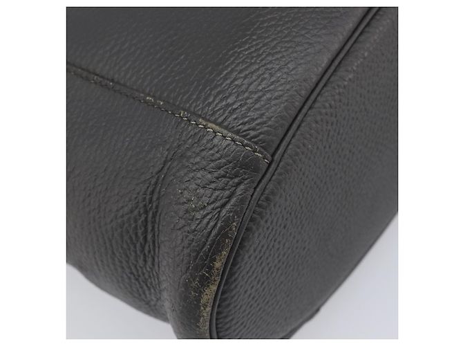 Hermès Borsa a tracolla HERMES Good News Taurillon Clemence Gray Silver Auth BA15507V Marrone Argento - vista 20