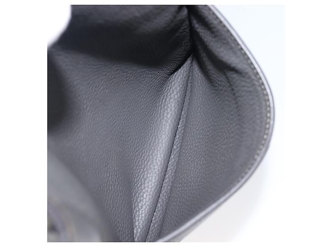 Hermès Borsa a tracolla HERMES Good News Taurillon Clemence Gray Silver Auth BA15507V Marrone Argento - vista 26