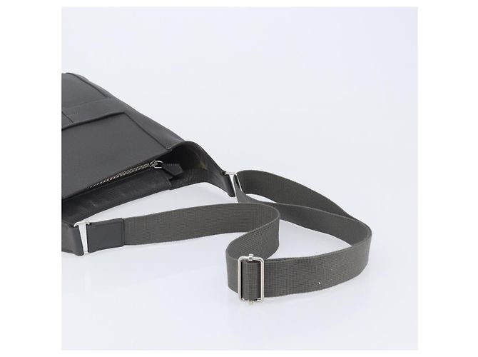 Hermès Borsa a tracolla HERMES Good News Taurillon Clemence Gray Silver Auth BA15507V Marrone Argento - vista 7