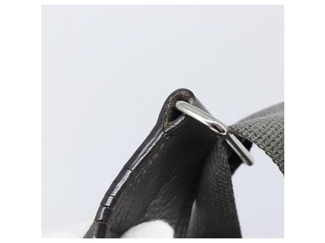 Hermès Borsa a tracolla HERMES Good News Taurillon Clemence Gray Silver Auth BA15507V Marrone Argento - vista 9