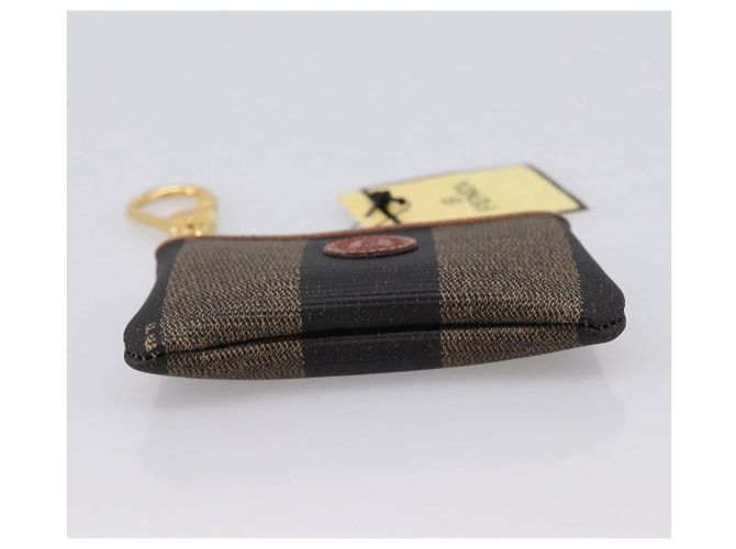 FENDI Zucca Canvas Coin Key Case Black Brown Auth am12652V - view 7