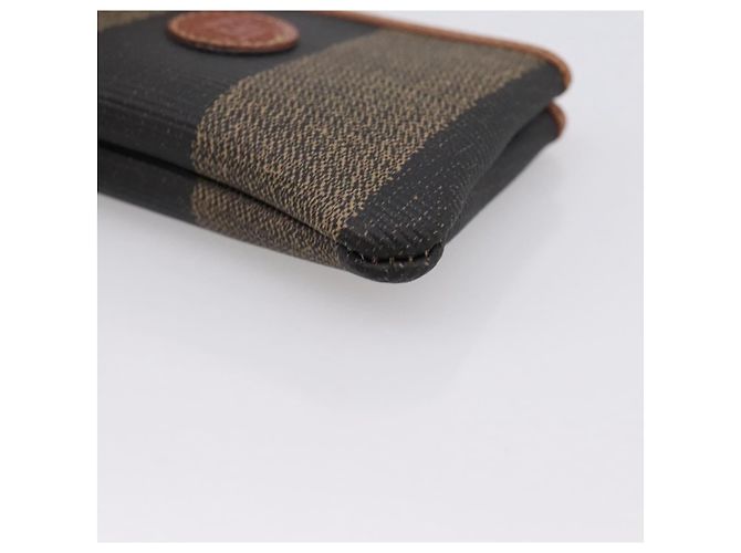 FENDI Zucca Canvas Coin Key Case Black Brown Auth am12652V - view 8