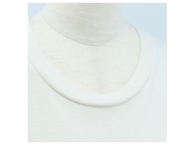 Camiseta de manga corta Coach Signature de algodón XS Blanco Auth 203737M - vista 5
