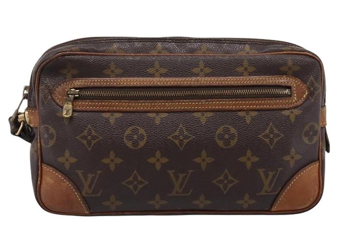 LOUIS VUITTON Monogram Marly Dragonne GM Clutch Bag M51825 LV Auth BA15596 Monogramm - Ansicht 13