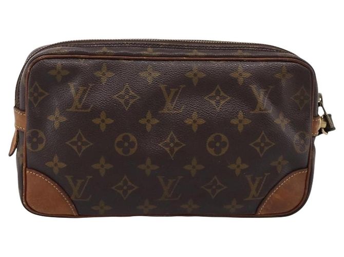 LOUIS VUITTON Monogram Marly Dragonne GM Clutch Bag M51825 LV Auth BA15596 Monogramm - Ansicht 2