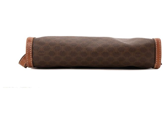 Céline CELINE - Pochette Celine en toile enduite macadam marron vintage Brown - view 4