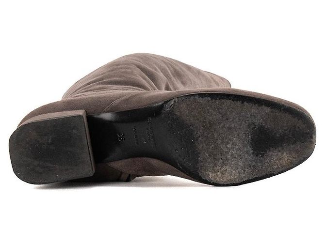 Autre Marque SAINT LAURENT - Botas altas Saint Laurent de ante gris (T36) - vista 3