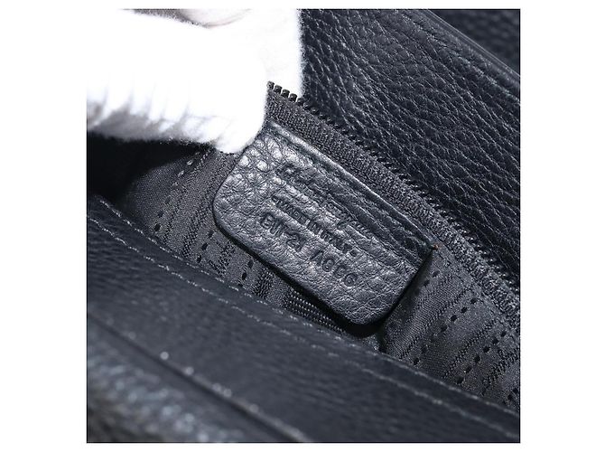 Borsa Salvatore Ferragamo Sofia Gancini in pelle 2way Nero Argento Auth 203870V - vista 11