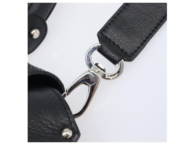 Borsa Salvatore Ferragamo Sofia Gancini in pelle 2way Nero Argento Auth 203870V - vista 17