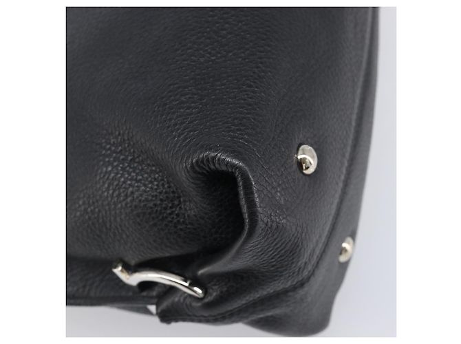 Borsa Salvatore Ferragamo Sofia Gancini in pelle 2way Nero Argento Auth 203870V - vista 20