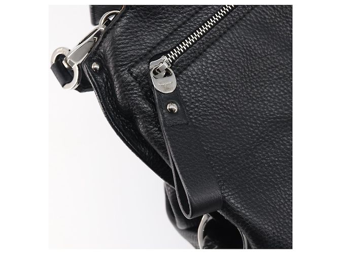 Borsa Salvatore Ferragamo Sofia Gancini in pelle 2way Nero Argento Auth 203870V - vista 32