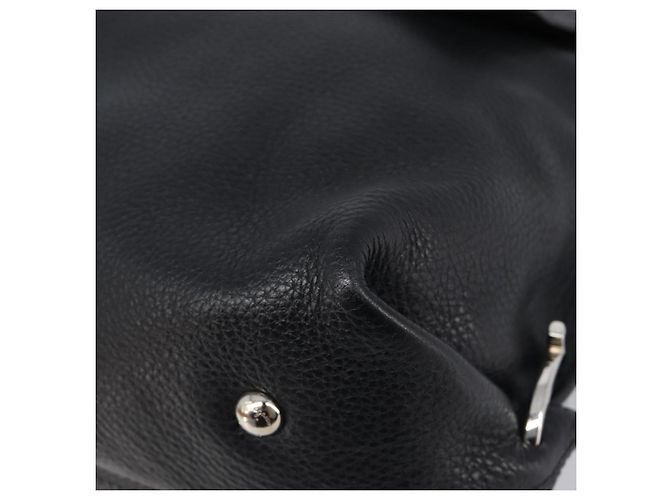 Borsa Salvatore Ferragamo Sofia Gancini in pelle 2way Nero Argento Auth 203870V - vista 9