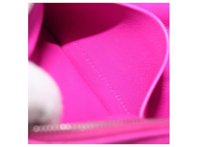 Borsa Camera BALENCIAGA Touch Puffy XS Pelle Viola Argento 616060 Auth BA15787V Porpora - vista 12
