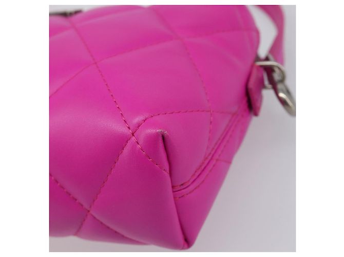 Borsa Camera BALENCIAGA Touch Puffy XS Pelle Viola Argento 616060 Auth BA15787V Porpora - vista 16