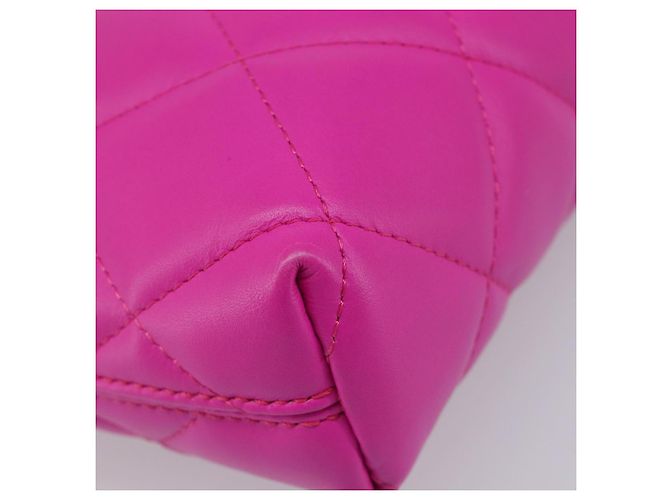 Borsa Camera BALENCIAGA Touch Puffy XS Pelle Viola Argento 616060 Auth BA15787V Porpora - vista 17