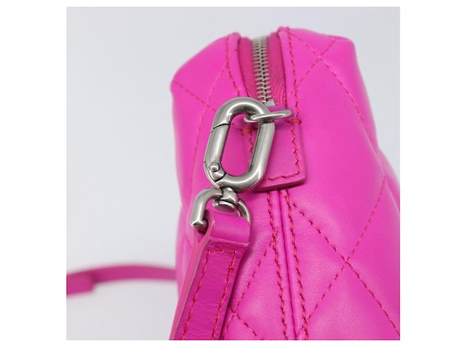 Borsa Camera BALENCIAGA Touch Puffy XS Pelle Viola Argento 616060 Auth BA15787V Porpora - vista 20