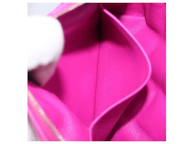 Borsa Camera BALENCIAGA Touch Puffy XS Pelle Viola Argento 616060 Auth BA15787V Porpora - vista 26