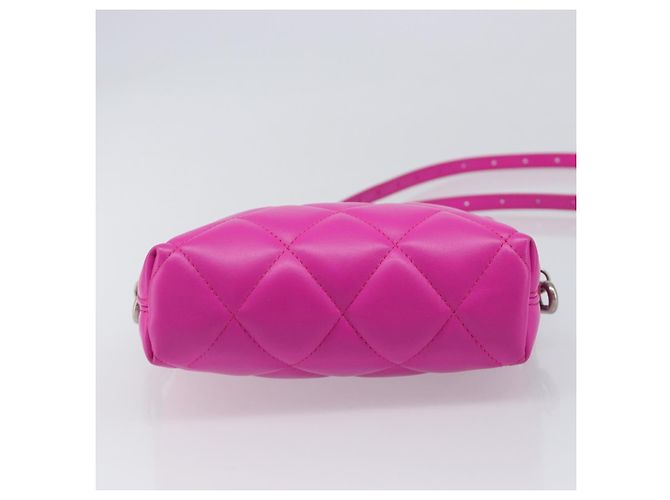 Borsa Camera BALENCIAGA Touch Puffy XS Pelle Viola Argento 616060 Auth BA15787V Porpora - vista 5