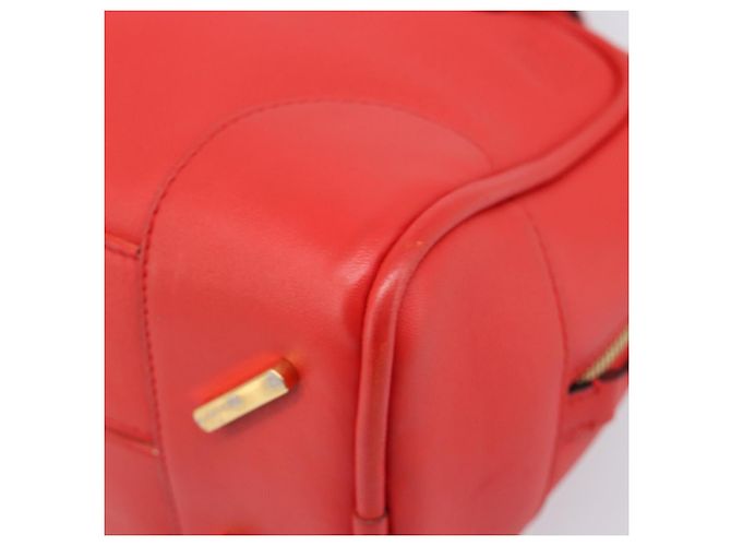 LOEWE Handtasche aus Leder 2way rot gold authentisch 203246M Golden - Ansicht 10