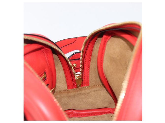 LOEWE Handtasche aus Leder 2way rot gold authentisch 203246M Golden - Ansicht 23