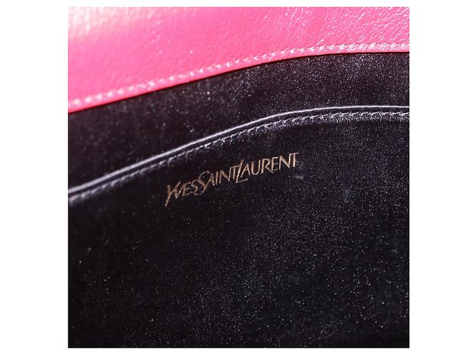 Autre Marque Borsa Pochette SAINT LAURENT Pelle Rossa Oro Auth 204133A Rosso D'oro - vista 10