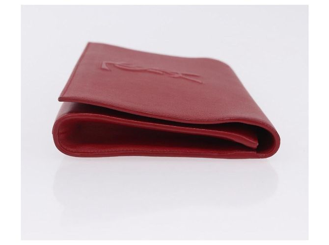 Autre Marque Borsa Pochette SAINT LAURENT Pelle Rossa Oro Auth 204133A Rosso D'oro - vista 4