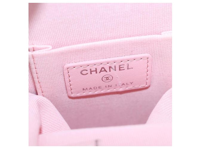 Borsa a tracolla CHANEL Matelasse con catena in pelle d'agnello bianca argento CC Auth 200768M Bianco - vista 22