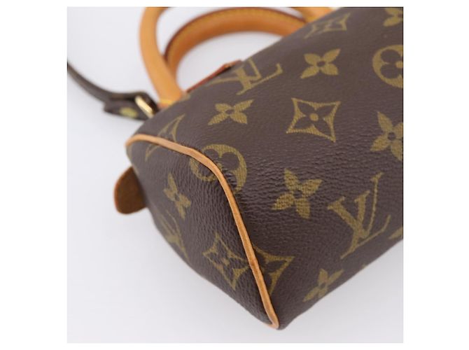 LOUIS VUITTON Mini Speedy Handtasche Monogram M41534 LV Auth 201511SAV Monogramm - Ansicht 17
